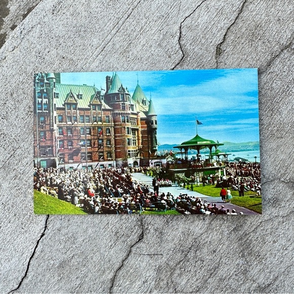 Québec Canada Messe sur la terrasse Dufferin Postcard - Picture 5 of 5